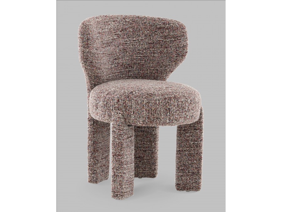 Стул Lainr бордовый меланж