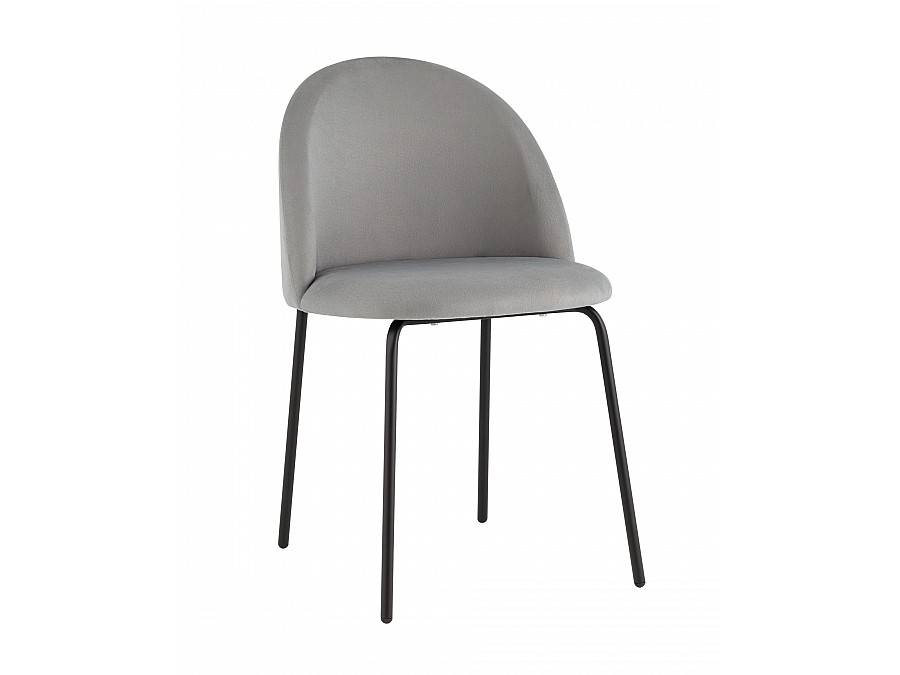 Стул Коди велюр серый