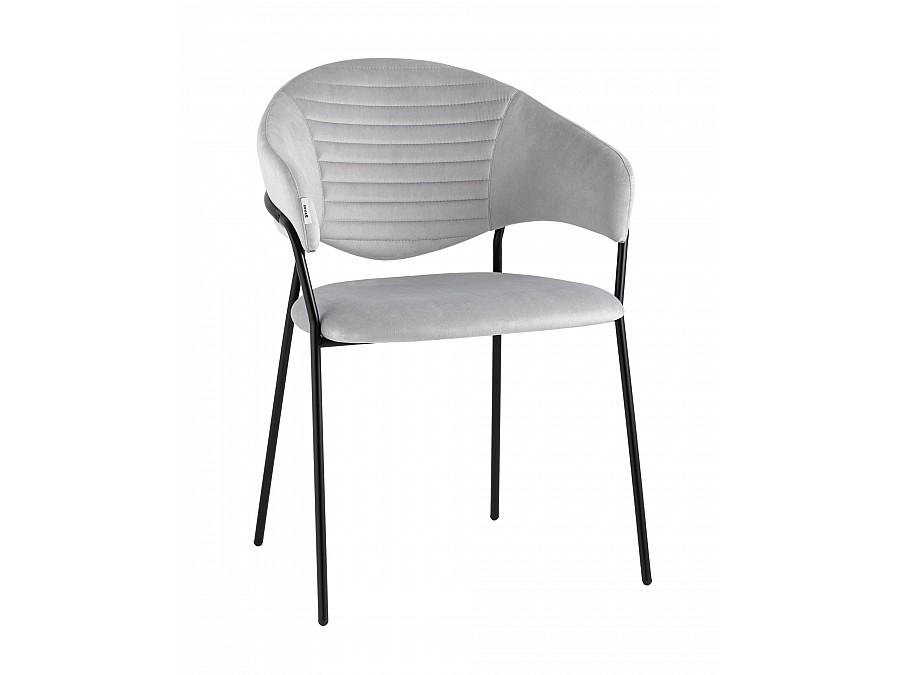 Стул Алексис велюр серый