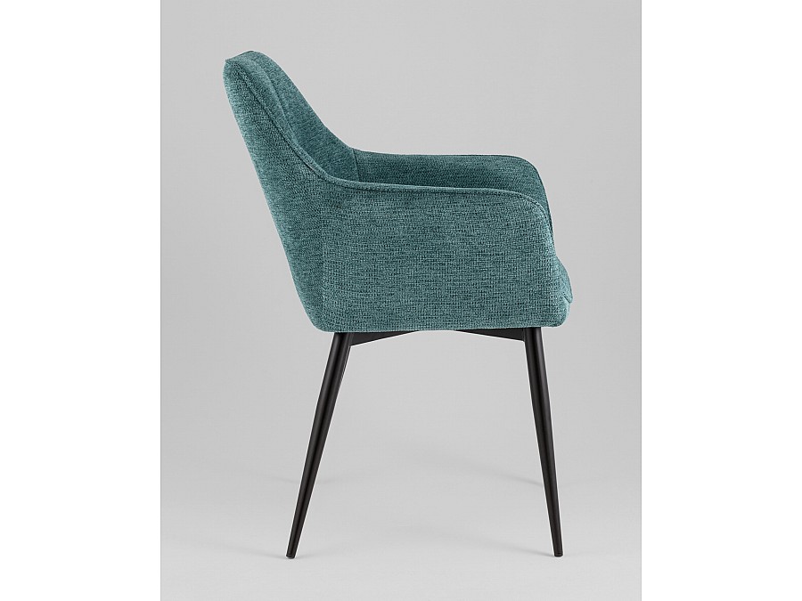 Стул обеденный Lynet рогожка голубой