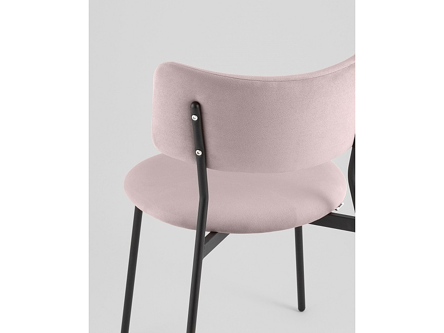 Стул Амелия велюр пыльно-сиреневый