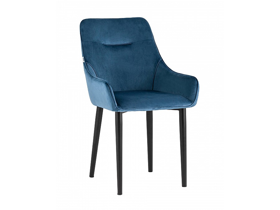 Стул Джоан велюр пыльно-синий