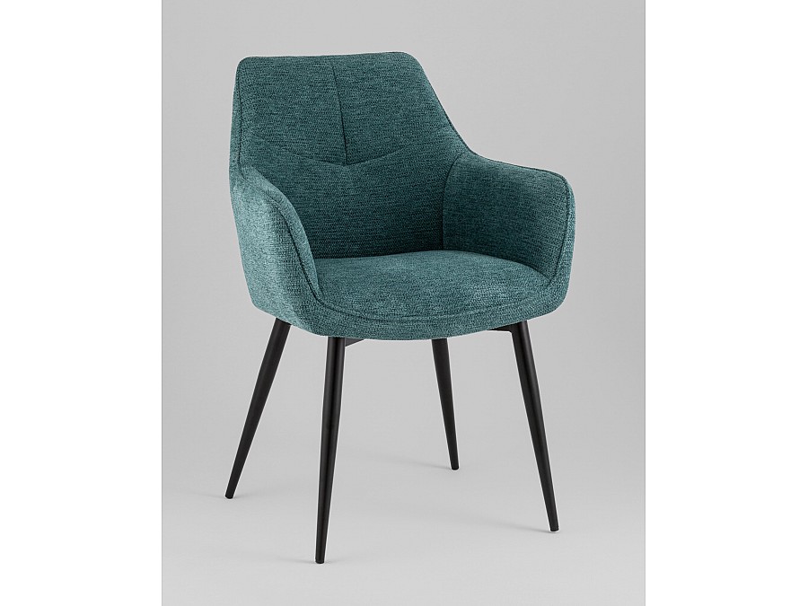 Стул обеденный Lynet рогожка голубой