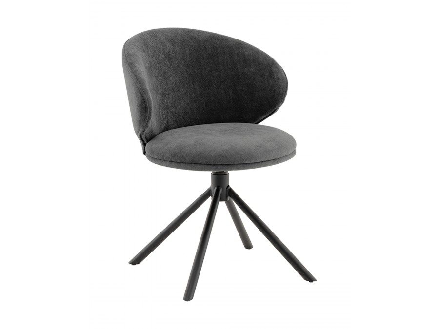 Стул Труфальд велюр темно-серый