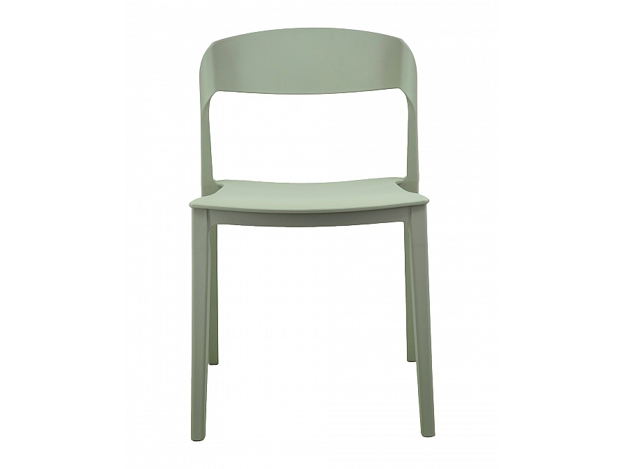 Стул Moris пластик серо-зеленый