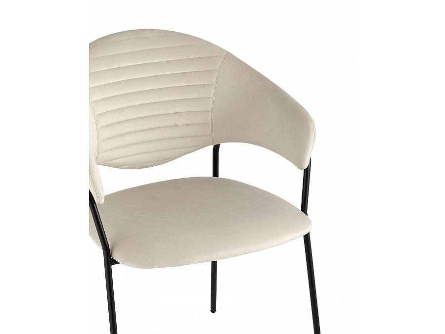 Стул Алексис велюр бежевый