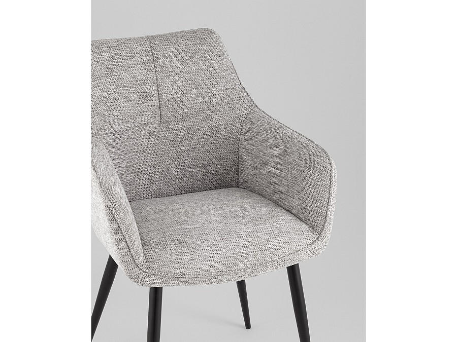 Стул обеденный Lynet рогожка светло-серый