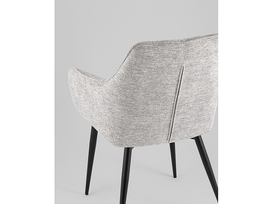 Стул обеденный Lynet рогожка светло-серый