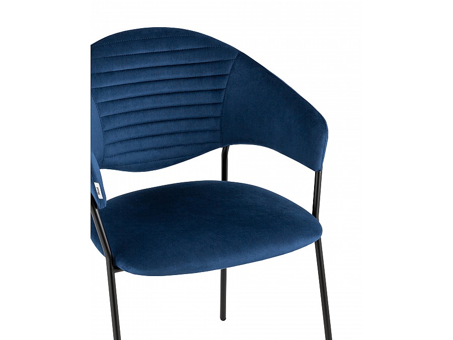Стул Алексис велюр синий