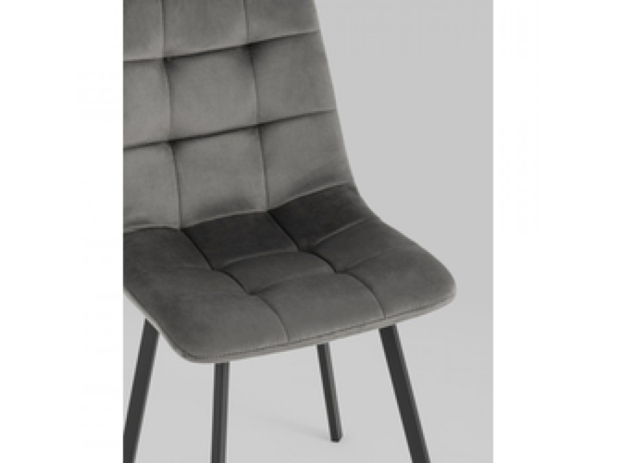 Стул Chilly велюр антрацитовый