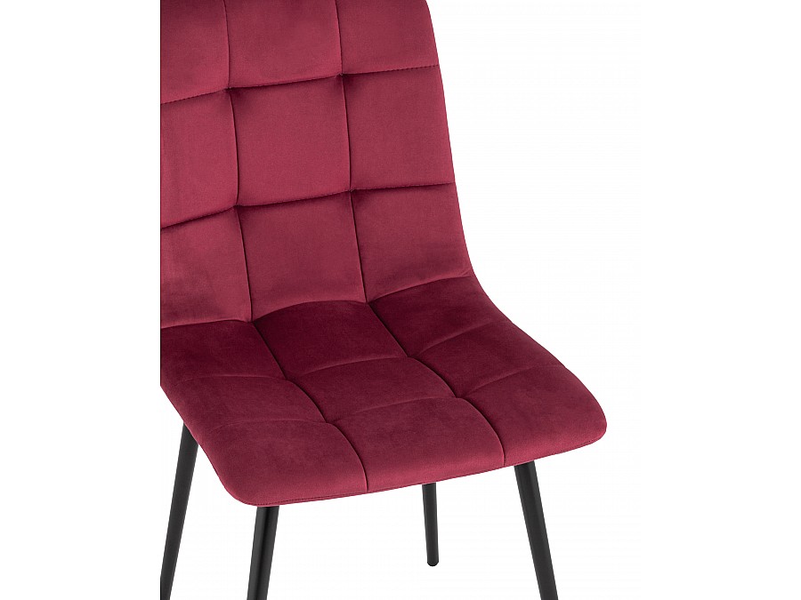Стул Одди велюр красный