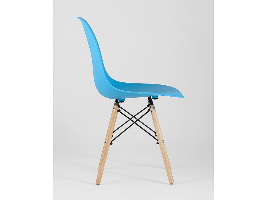 Стул Eames Style DSW бирюзовый (разборный каркас)