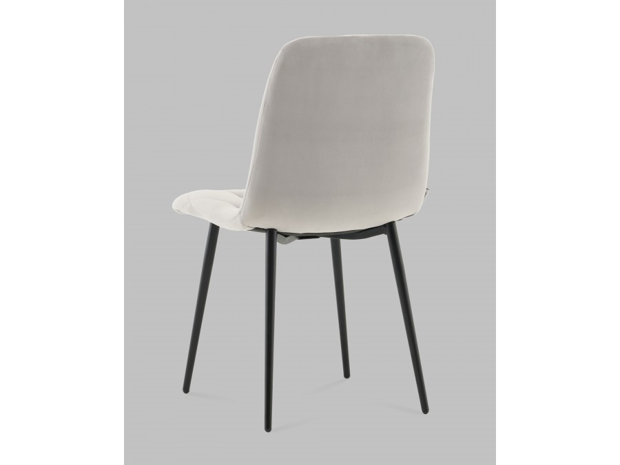 Стул Одди Diamond велюр светло-серый