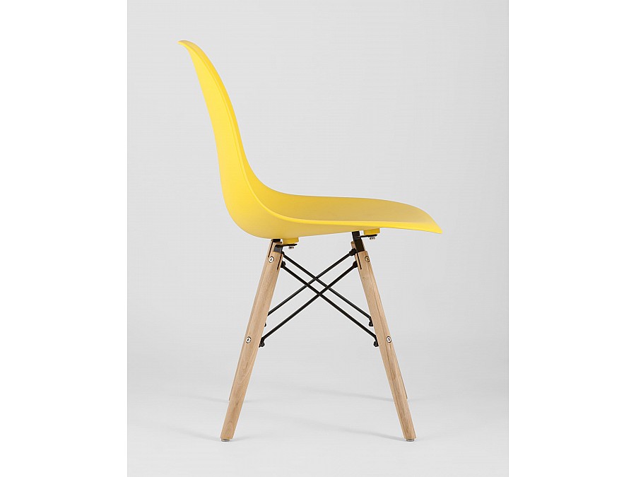 Стул Eames Style DSW желтый (разборный каркас)