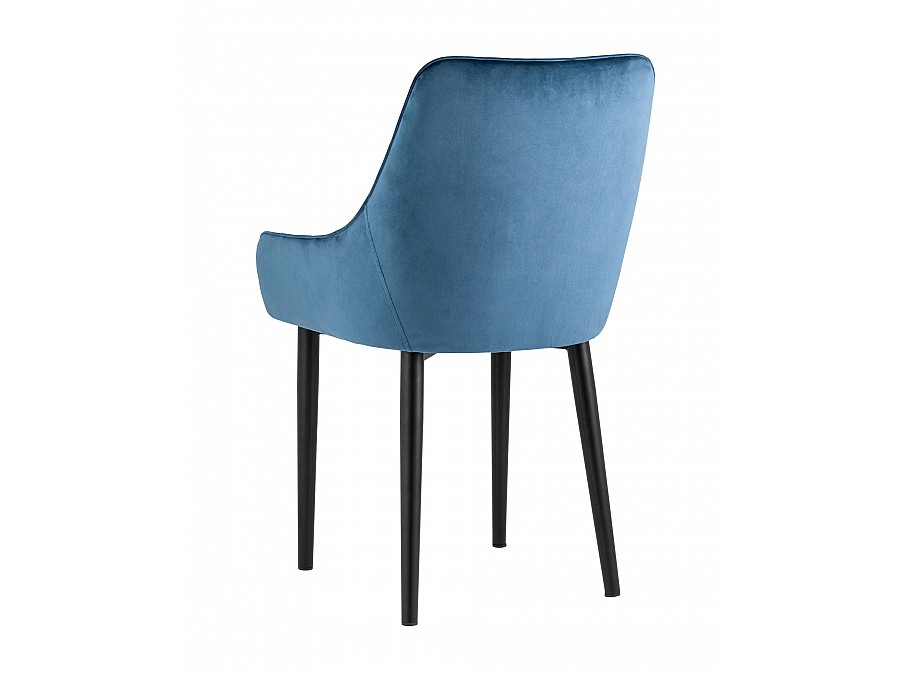 Стул Джоан велюр пыльно-синий