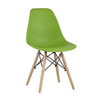 Стул Eames Style DSW зеленый (разборный каркас)