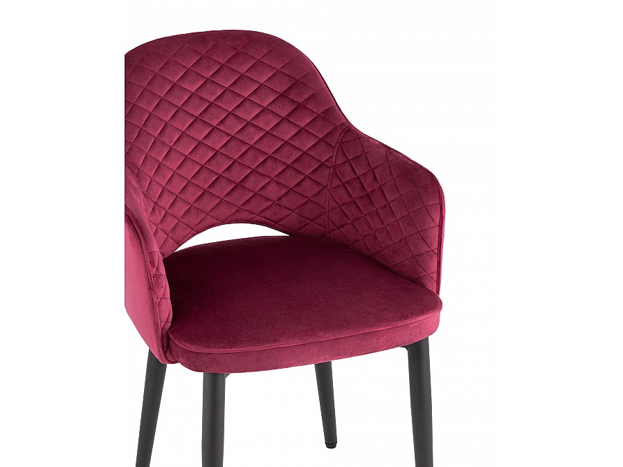 Стул Венера диамант NEW, велюр бордовый NP