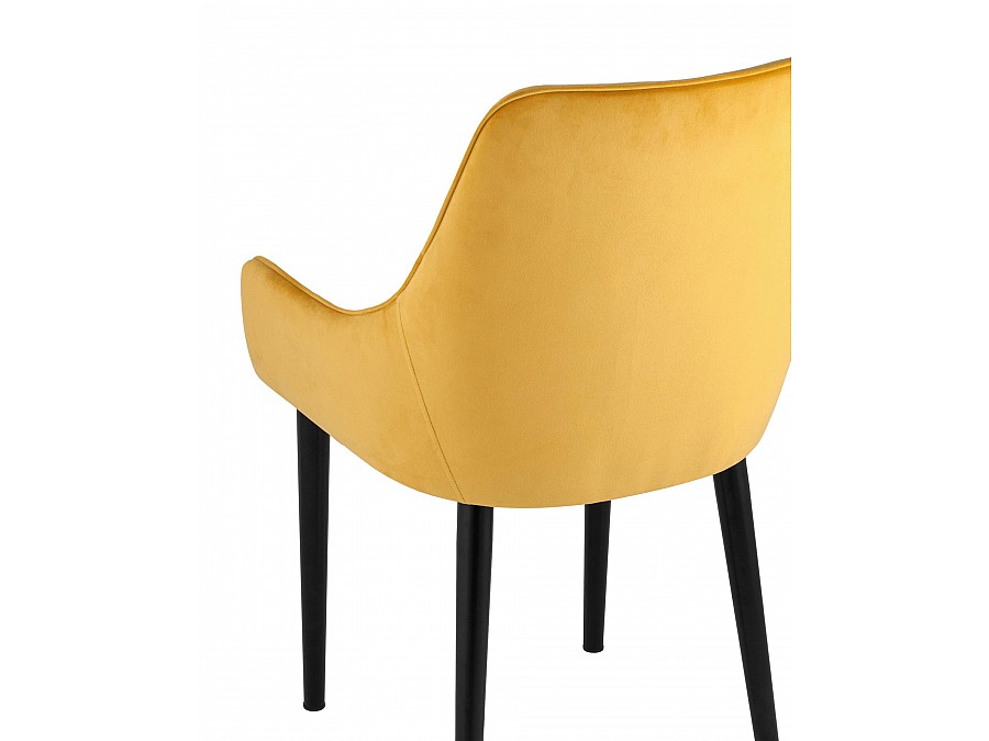 Стул Джоан велюр оранжевый