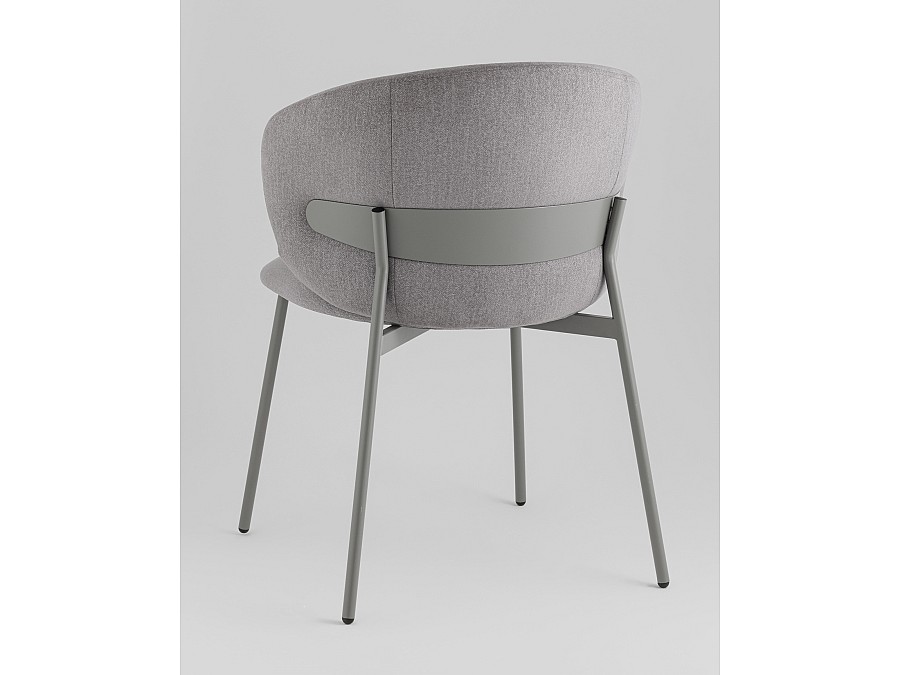 Стул Блейз велюр серый