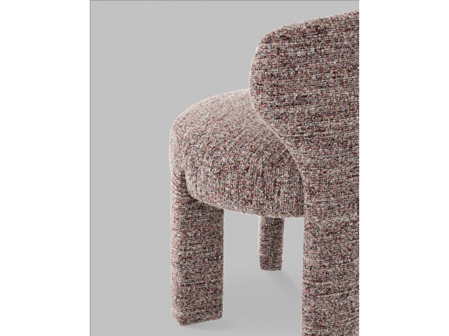 Стул Lainr бордовый меланж