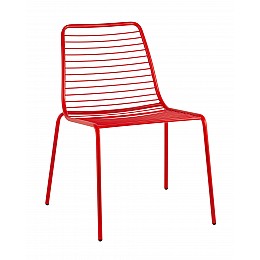 Стул Дели металл красный
