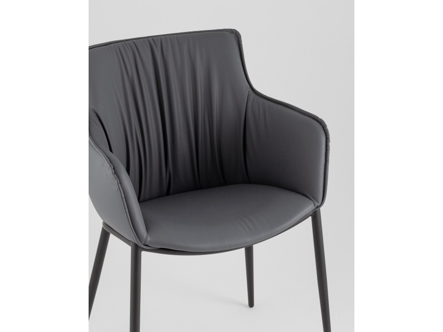 Стул Твигги экокожа темно-серый