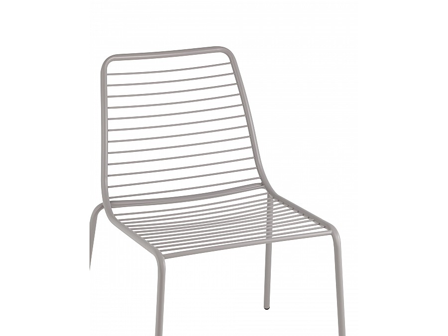 Стул Дели металл серый