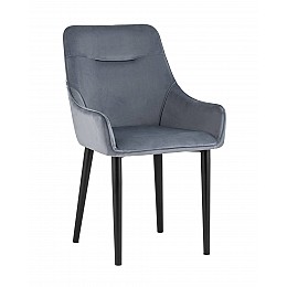 Стул Джоан велюр серый