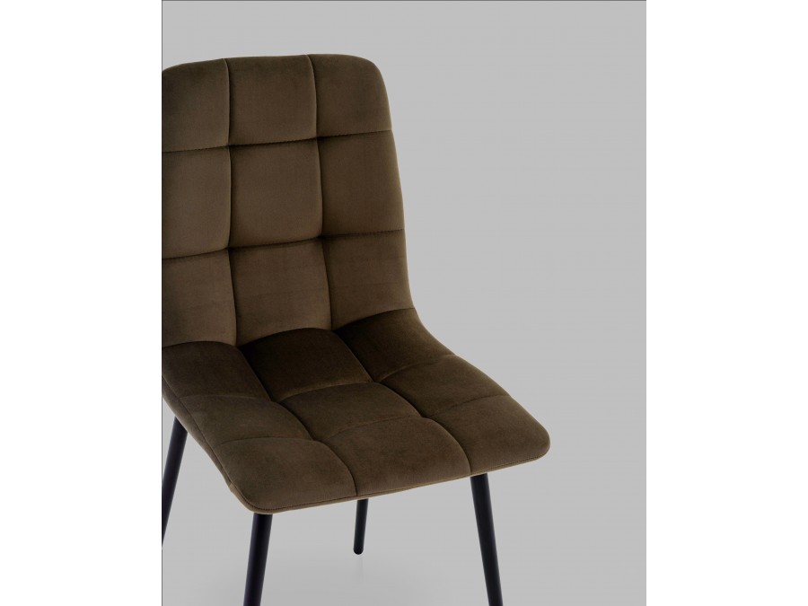 Стул Одди NEW велюр коричневый