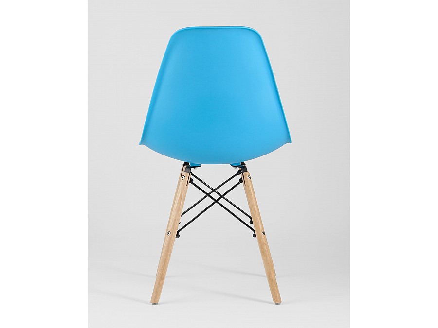 Стул Eames Style DSW бирюзовый (разборный каркас)