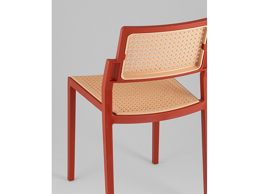 Стул пластиковый Milto красный