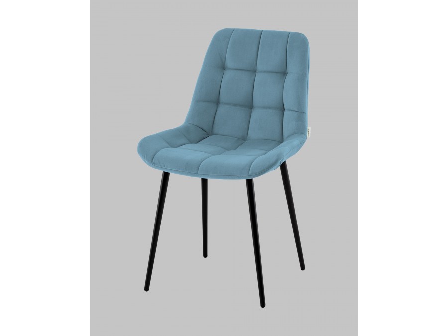 Стул Флекс N велюр пыльно-голубой