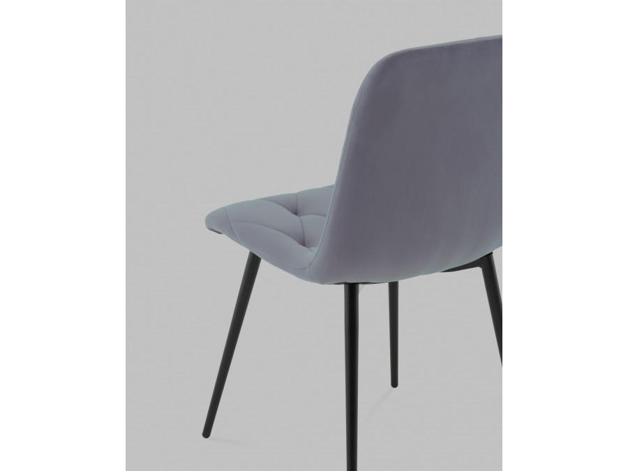 Стул Одди Diamond велюр серый