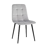 Стул Одди велюр светло-серый