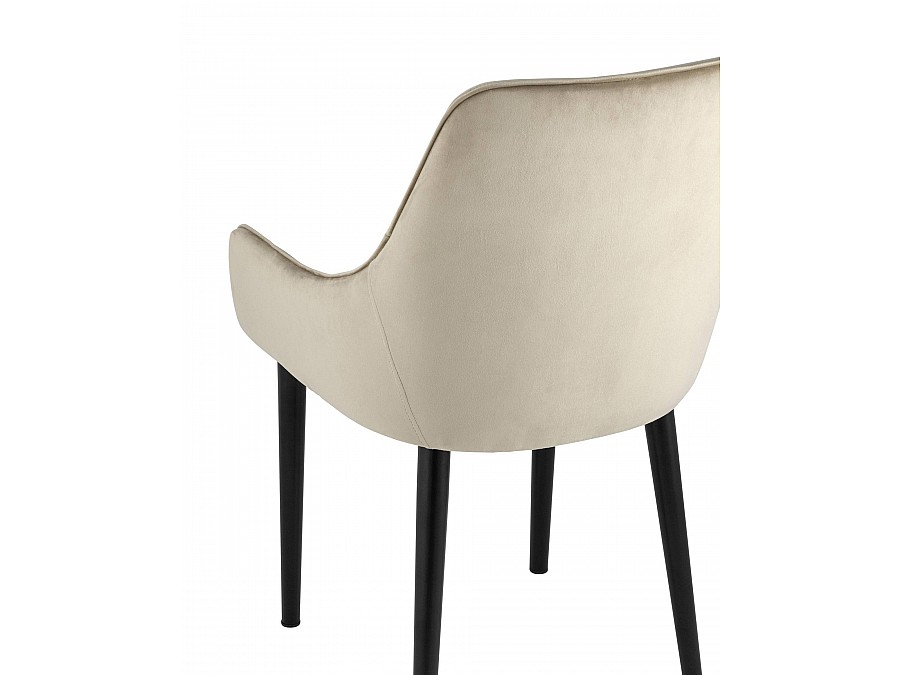 Стул Джоан велюр бежевый