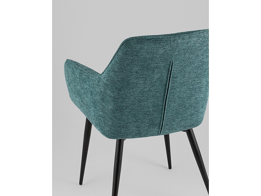 Стул обеденный Lynet рогожка голубой