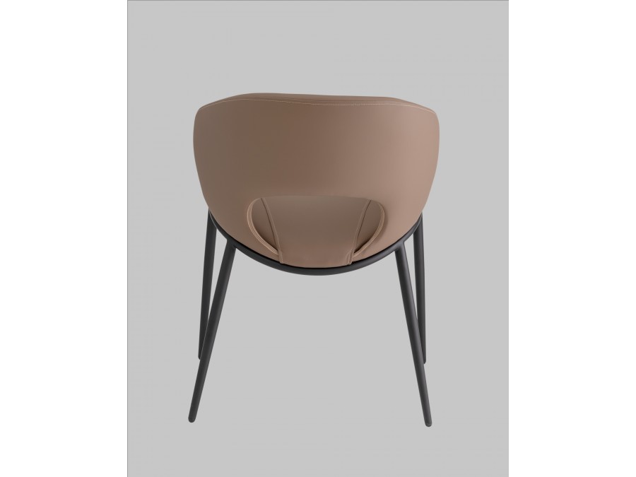 Стул Вивьен экокожа светло-коричневый