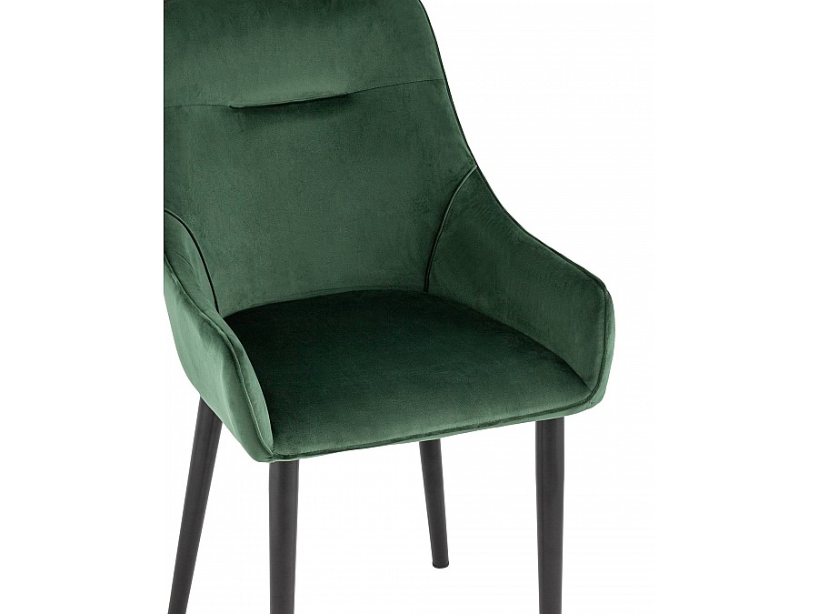 Стул Джоан велюр зелёный