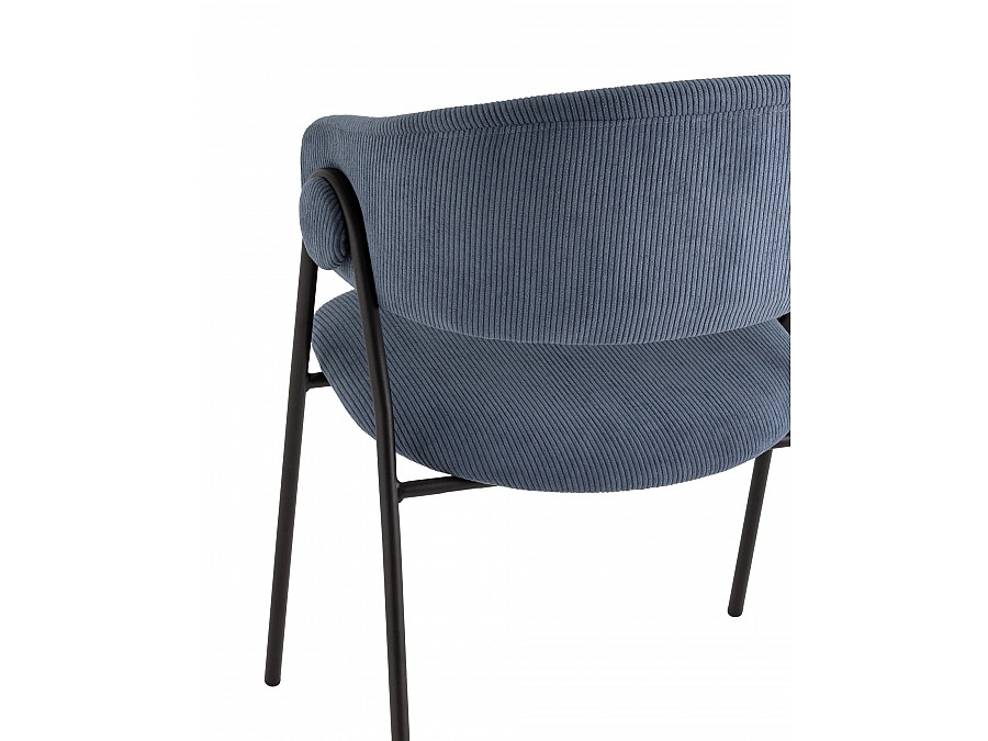 Стул Колин NEW вельвет пыльно-синий