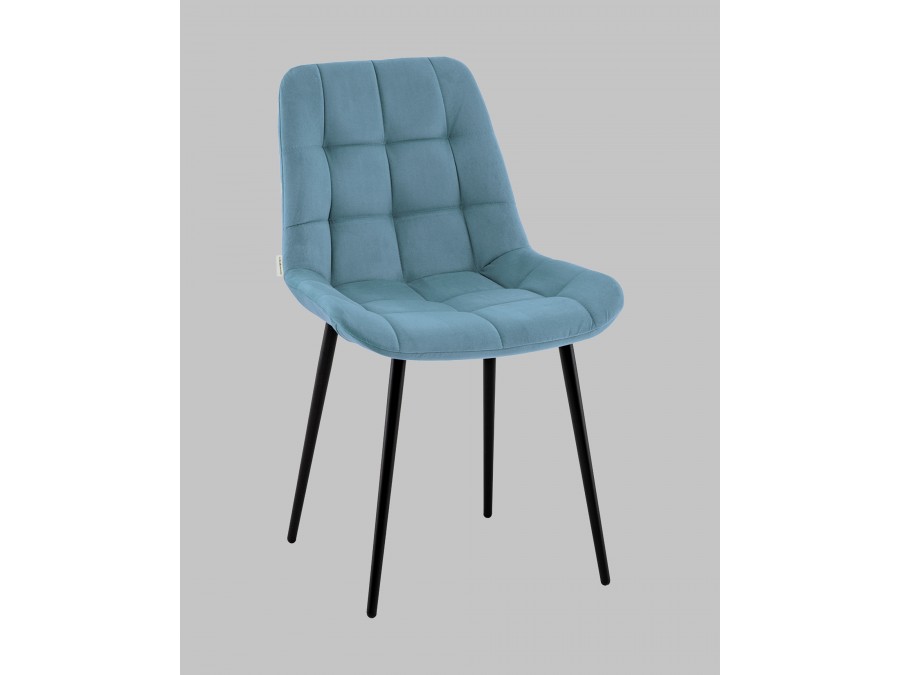 Стул Флекс N велюр пыльно-голубой