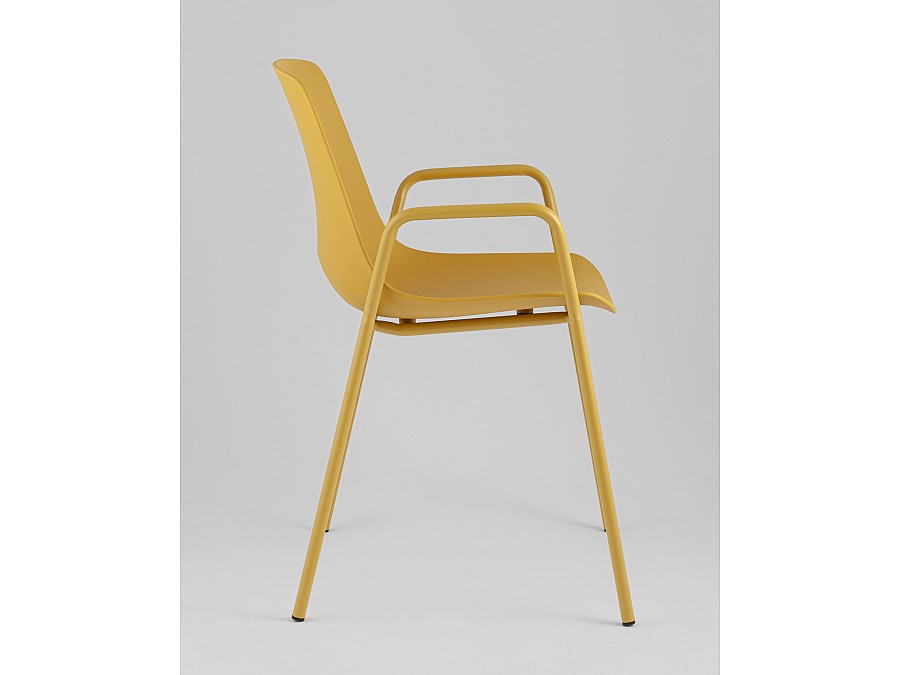 Стул Kaira пластик горчичный