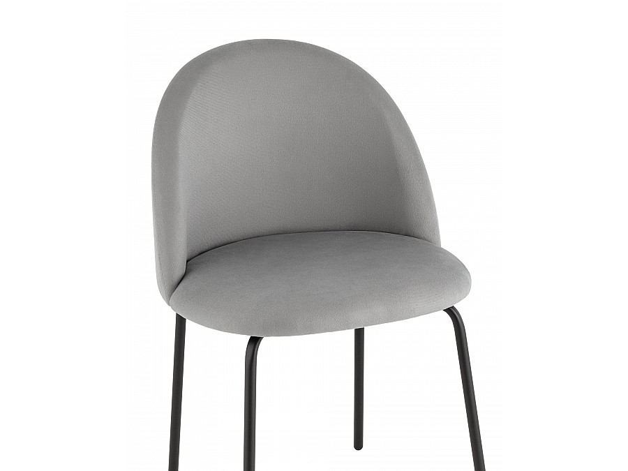 Стул Коди велюр серый