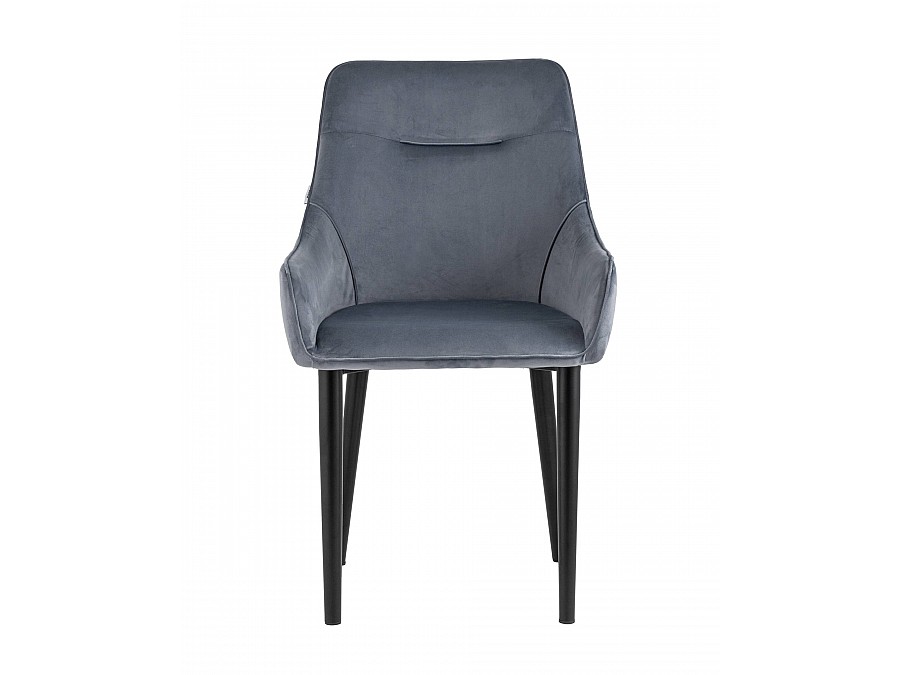 Стул Джоан велюр серый