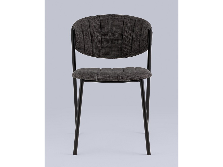Стул Харпер ткань рогожка тёмно-серый