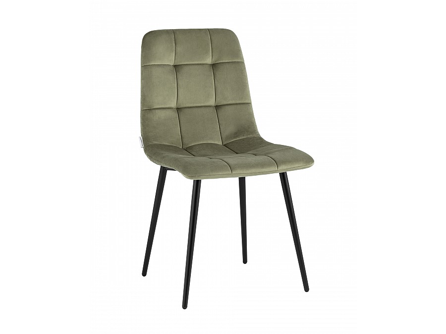 Стул Одди велюр пыльно-оливковый