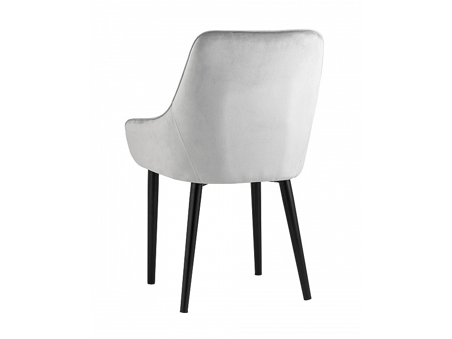 Стул Джоан велюр светло-серый