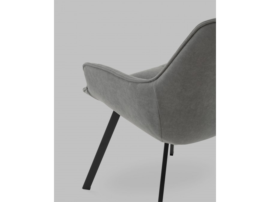 Стул Амальри велюр светло-серый