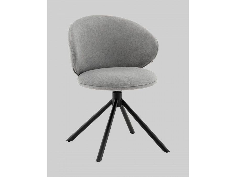 Стул Труфальд велюр светло-серый