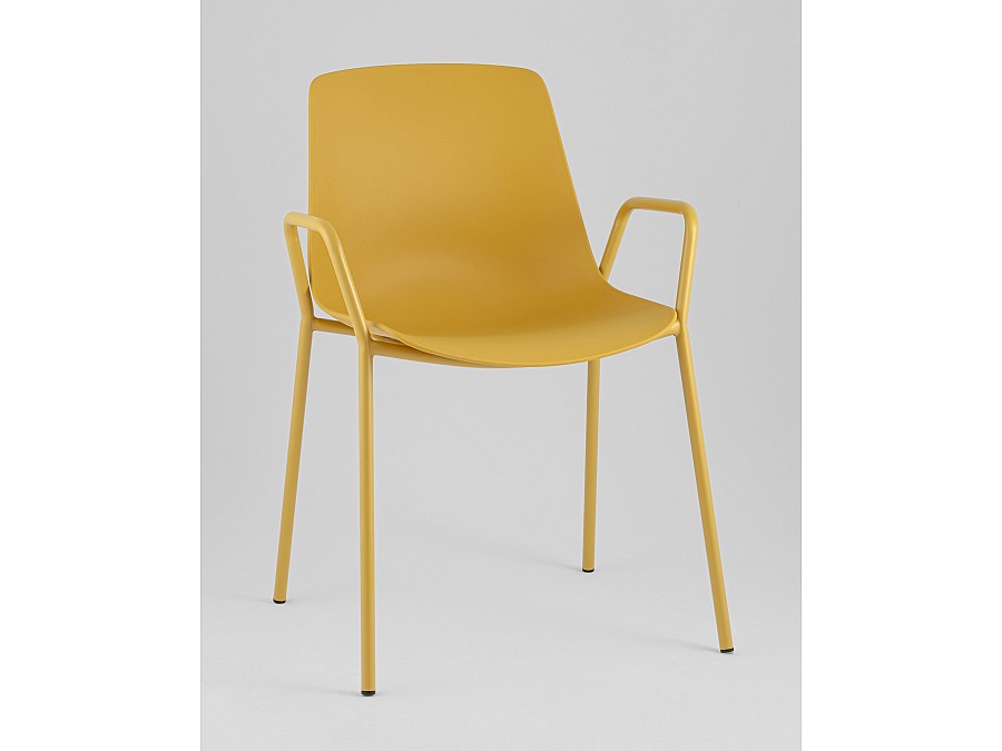Стул Kaira пластик горчичный