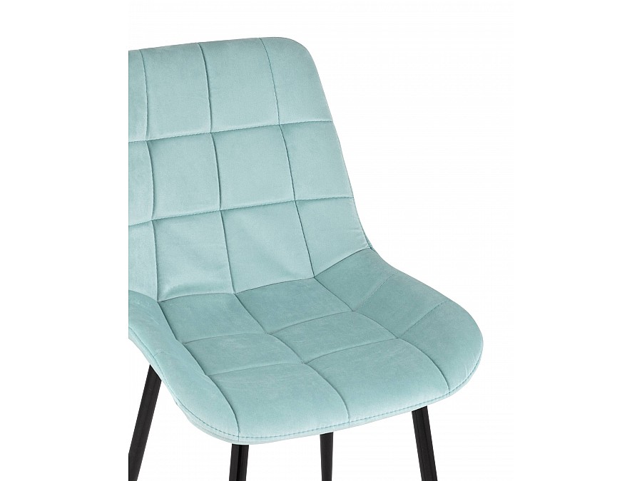Стул Флекс велюр светло-голубой